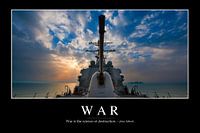 STK107224M-Oorlog: Inspirerende en motiverende poster