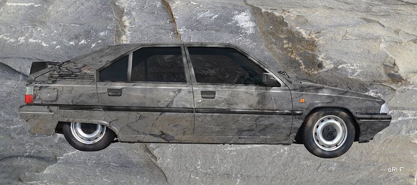 Citroen BX Art Car stone-washed by aRi F. Huber