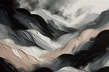Rough sea by Kay Weber
