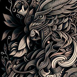 Complicated phoenix by Vythryd Arts