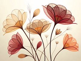 Fleurs éthérées sur Artistic