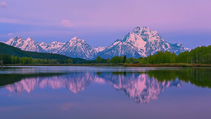 Sunrise Oxbow Bend, Grand Teton NP, Wyoming par Henk Meijer Photography