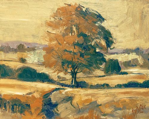 Autumn tree in the Geul valley