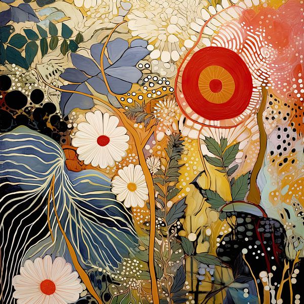 Abstract botanical #10 by Bert Nijholt