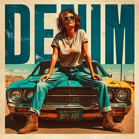 Denim Girl von Harry Hadders Design
