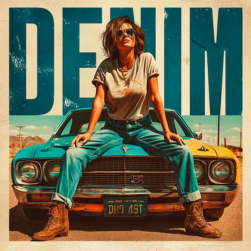 Denim Girl by Harry Hadders Design