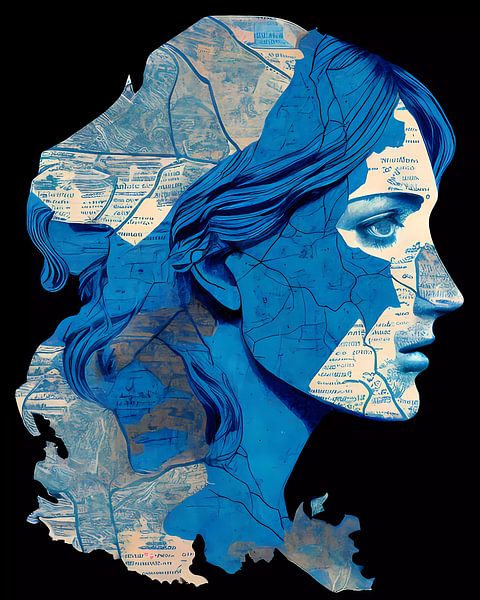 Hélène par Maps Are Art