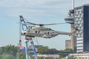 Wereldhavendagen 2018: NH-90 helikopter in actie.