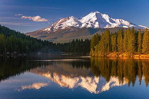Blick auf den Mount Shasta, Kalifornien