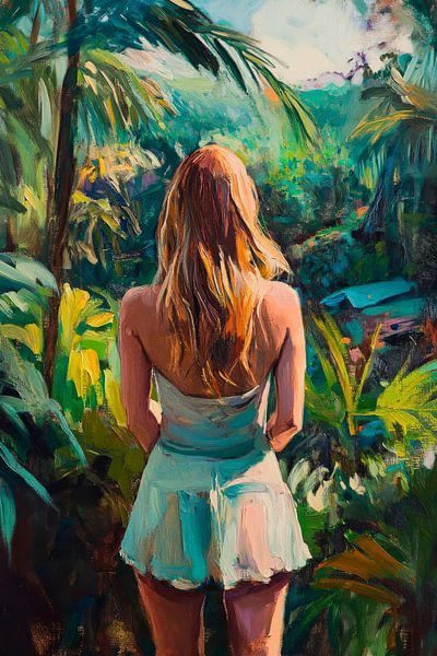 Tropischer Ausblick von Poster Art Shop