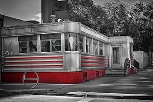 Old Diner in Brooklyn New York