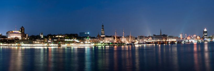Hamburg Panorama von Borg Enders