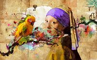 La jeune fille à l'oreille de perle dans un voyage fantastique -Images d'aventure par Gisela- Art for You Aperçu
