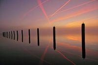 Alkmaardermeer just before sunrise