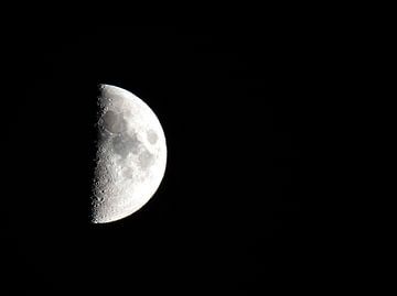 Eerste kwartier van de maan van Rinke van Brenkelen