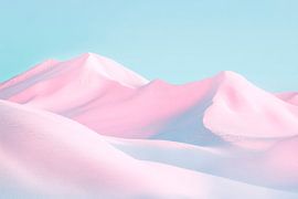 Sanfte Hügel in Pastellfarben von Poster Art Shop