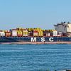 Le porte-conteneurs MSC Elma. sur Jaap van den Berg