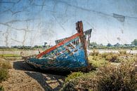 Verlaten roeiboot van Frans Nijland thumbnail