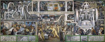 Diego Rivera,Detroit Industry_ South Wall -3