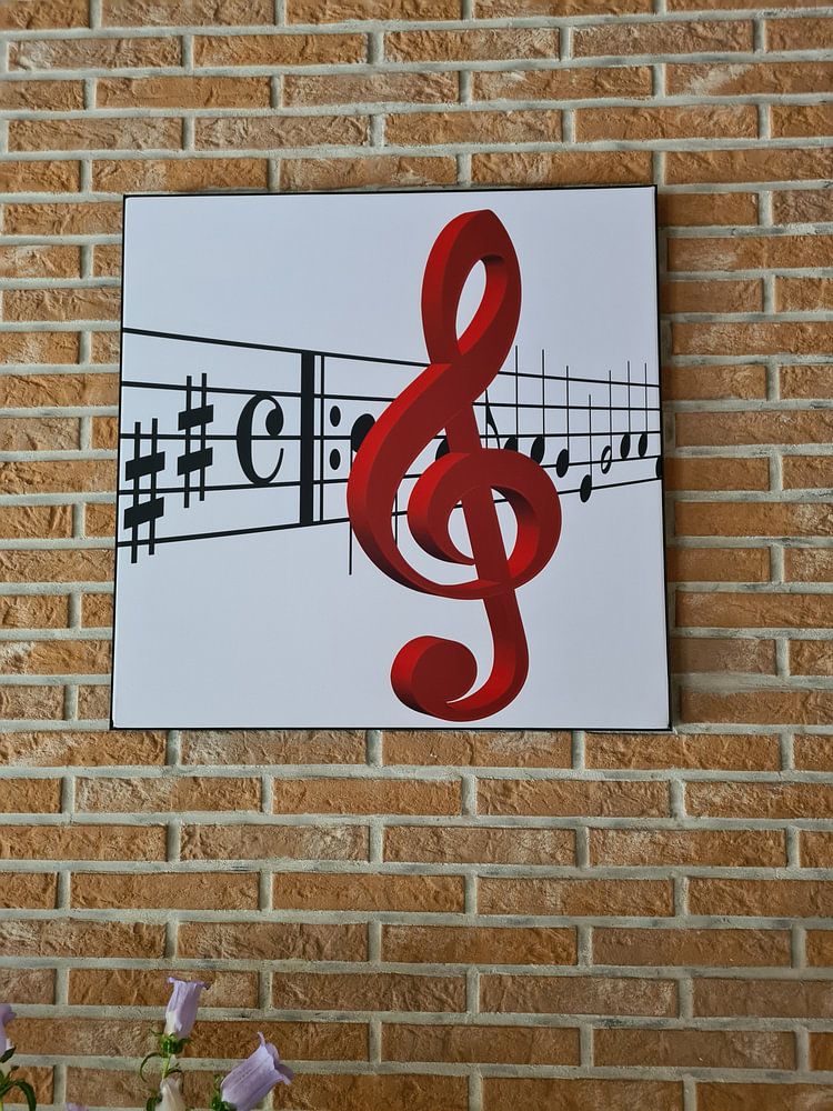 Roter Violinschlüssel  von Michael Schuppich 