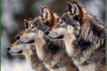 wolves in the Netherlands by Egon Zitter