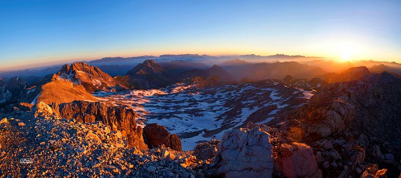 Sunrise on the Mosermandl by Christa Kramer