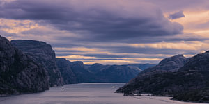 Panorama des Lysefjords, Norwegen