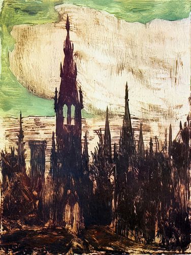 City (Towers) - Mikalojus Konstantinas Ciurlionis