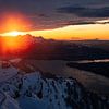 Sonnenuntergang auf der Rigi Kulm - Schwyz - Schweiz von Felina Photography
