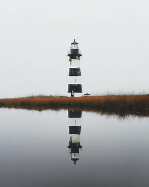Leuchtturm, friedliche Meeresküste von fernlichtsicht