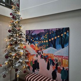 Customer photo: Winter market by Wonderful Art, on ArtFrame