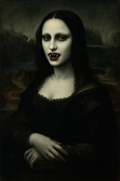 Mona Lisa vampire par Poster Art Shop