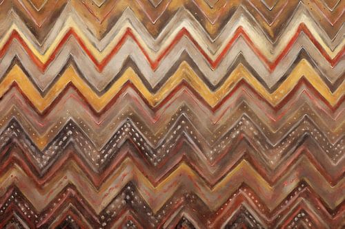 Zigzag pattern of the Sun