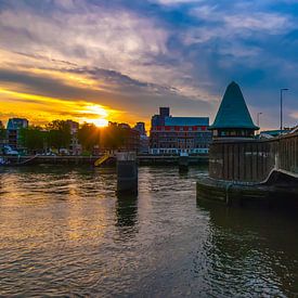 Koninginnebrug Rotterdam van Björn Massuger