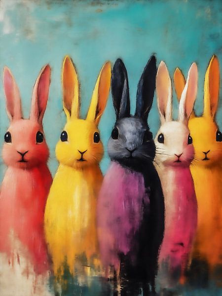 The five guardians of colour by Max Steinwald