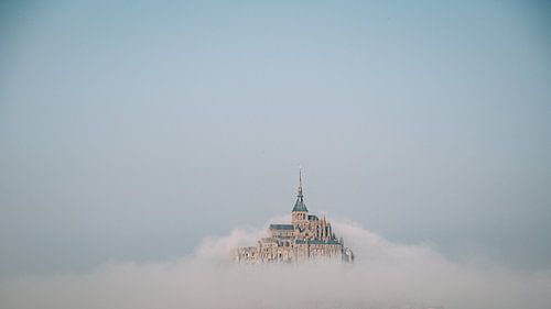 Mont Saint Michel in de mist | Frankrijk | Reisfoto