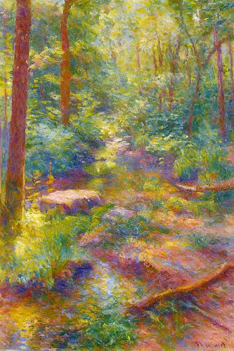 Schilderij van de Ardennen