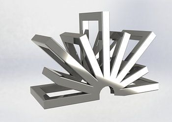 Halve cirkel om en om