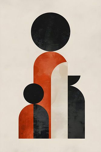 Minimalistische Familie