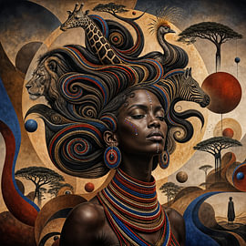 Maasai – Man and Animal United in Surrealism
