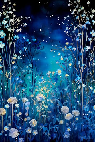 Fantasie wilde bloemen