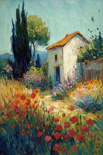 Bloementuin bij het Landhuis no.1