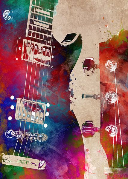 Gitarre 20 Musikkunst #Gitarre #Musik von JBJart Justyna Jaszke