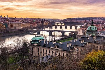 Sunrise in Prague by Ronne Vinkx