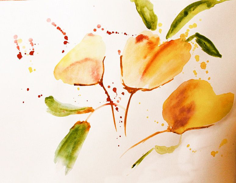 abstract flowers by M.A. Ziehr