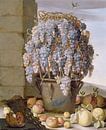 Luca Forte-Still Life with Grapes and other Fruit van finemasterpiece thumbnail