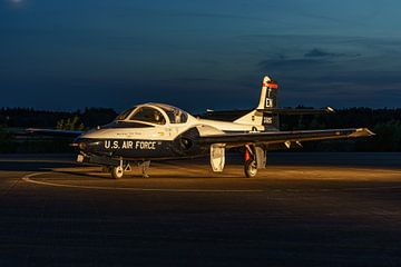Training aircraft Cessna T-37B Tweety Bird of USAF. by Jaap van den Berg