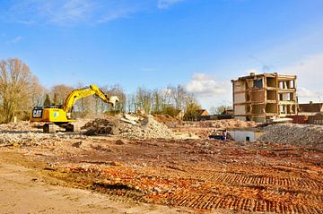 La grue en tant qu'être humain puissant. sur Amelie Soenens