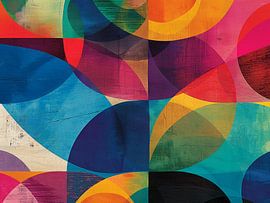 Colorful geometric art by haroulita