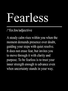 Fearless Definition - Black